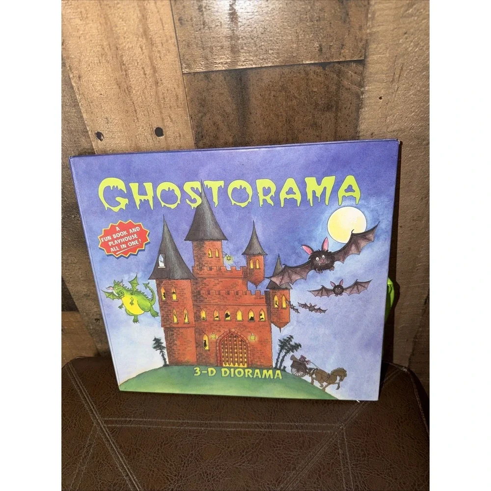 Ghostorama 3-D Diorama Pop-Up Haunted Halloween Castle Book Game Vintage‎ 1998